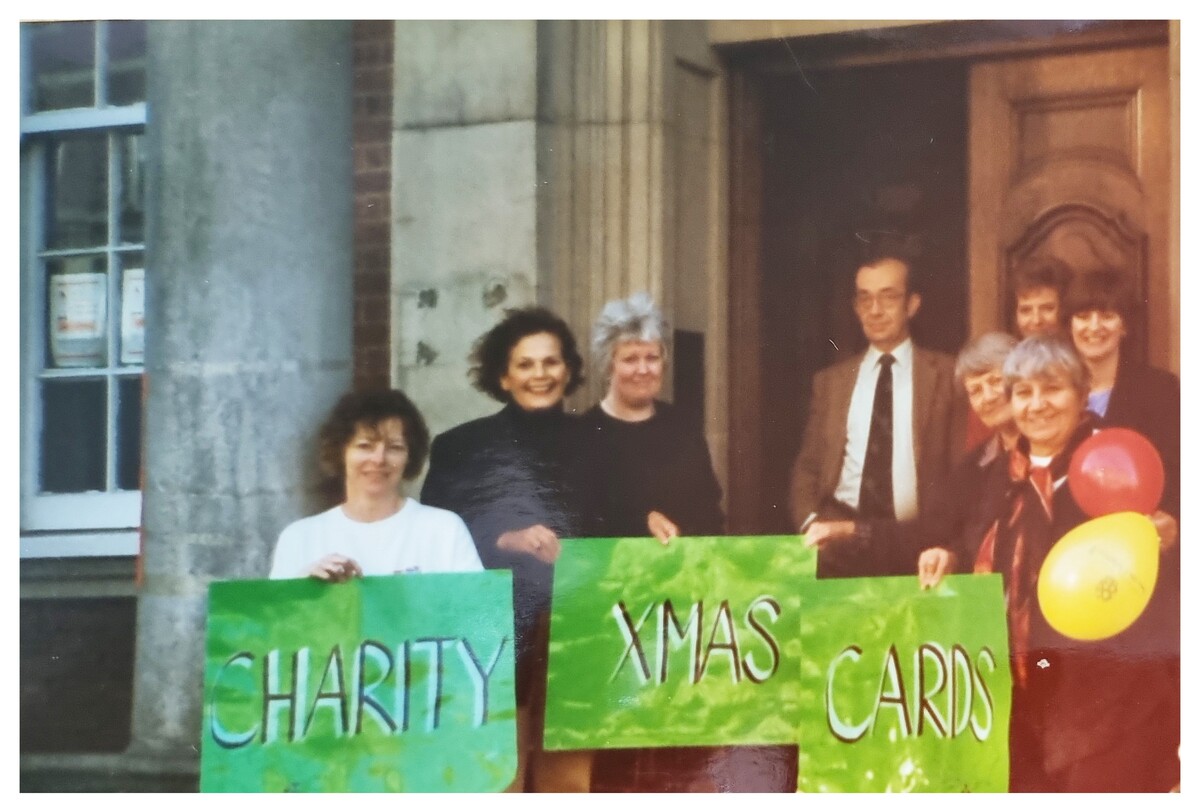 Charity Christmas Cards (outside Community House building)